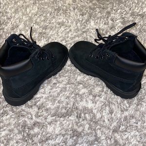 Black Timberland TODDLER Boots Size 8.5C